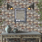 Beach Wood Pattern Brown Wallpaper for Wall Decoration